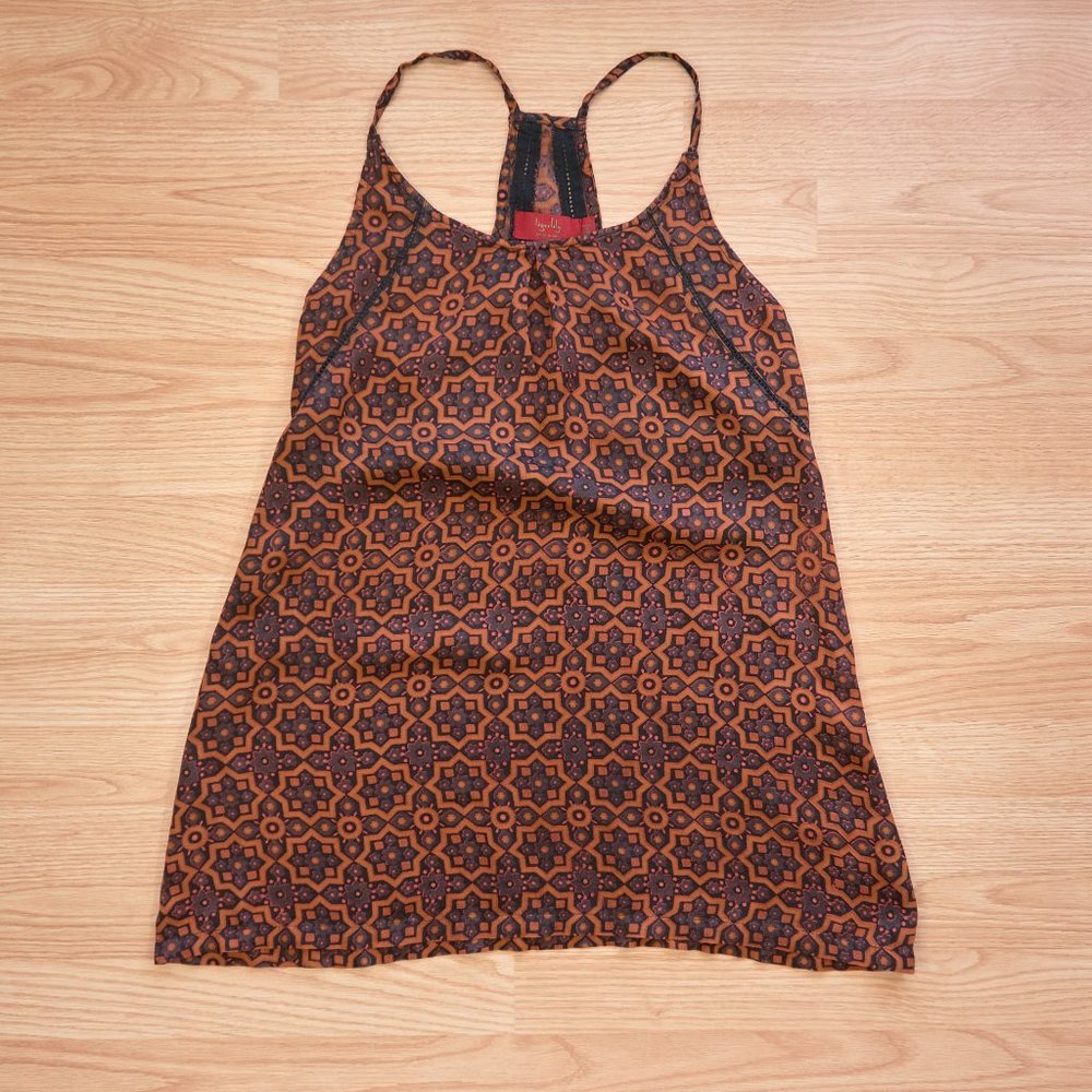 Tigerlily Women's Colorful Cotton Sleeveless Top, Size 2